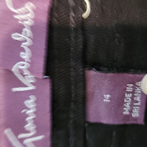 Gloria Vanderbilt Jeans Amanda jeans size 14 black - Picture 5 of 12